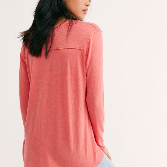 NWT Free People Betty Longsleeve / Sunset - Picture 2 of 3